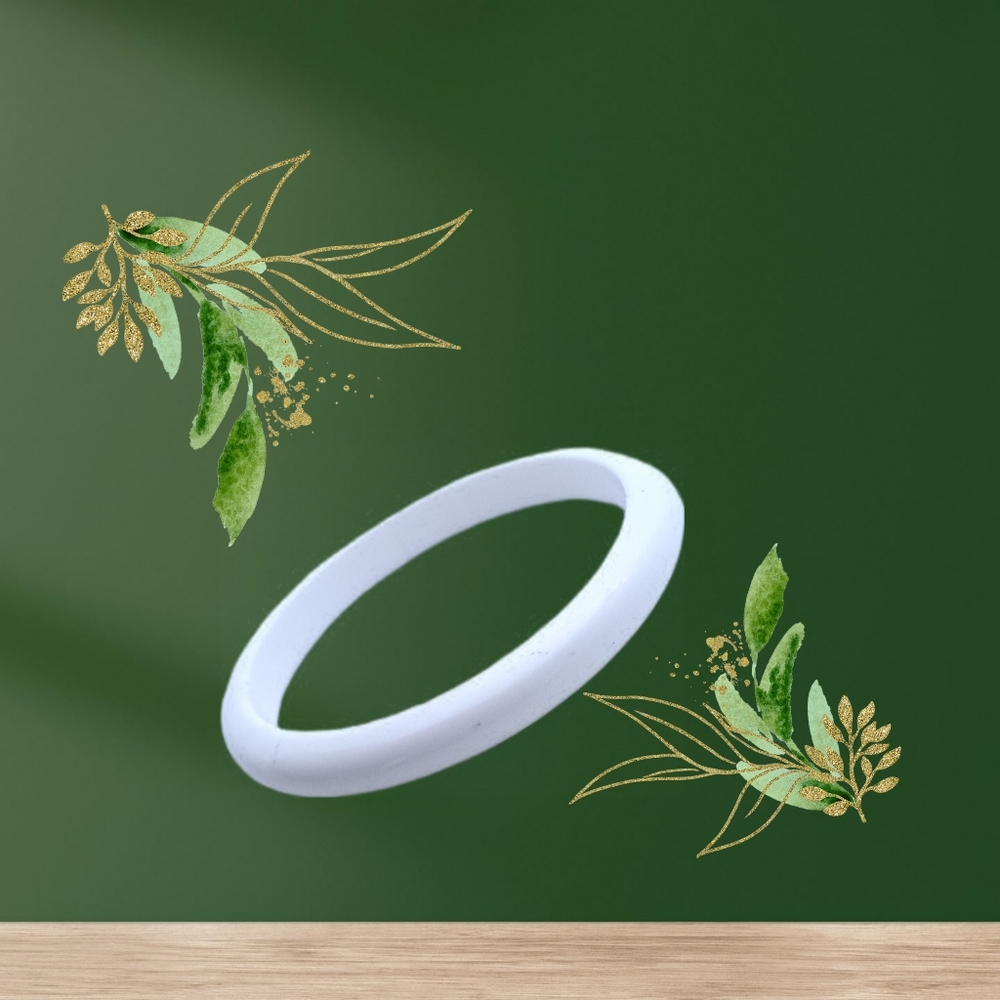 White Bangle Bracelet